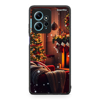 Thumbnail for Θήκη Xiaomi Redmi Note 12 4G / Redmi K60 Pro Home For Christmas από τη Smartfits με σχέδιο στο πίσω μέρος και μαύρο περίβλημα | Xiaomi Redmi Note 12 4G / Redmi K60 Pro Home For Christmas Case with Colorful Back and Black Bezels