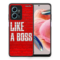 Thumbnail for Θήκη Xiaomi Redmi Note 12 4G / Redmi K60 Pro Like A Boss από τη Smartfits με σχέδιο στο πίσω μέρος και μαύρο περίβλημα | Xiaomi Redmi Note 12 4G / Redmi K60 Pro Like A Boss Case with Colorful Back and Black Bezels