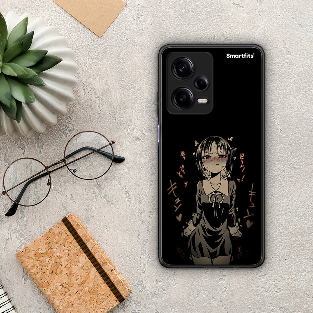 Θήκη Xiaomi Redmi Note 12 Pro 5G Anime Girl από τη Smartfits με σχέδιο στο πίσω μέρος και μαύρο περίβλημα | Xiaomi Redmi Note 12 Pro 5G Anime Girl Case with Colorful Back and Black Bezels