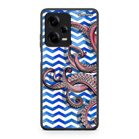 Thumbnail for Θήκη Xiaomi Redmi Note 12 Pro 5G Chevron Devilfish από τη Smartfits με σχέδιο στο πίσω μέρος και μαύρο περίβλημα | Xiaomi Redmi Note 12 Pro 5G Chevron Devilfish Case with Colorful Back and Black Bezels