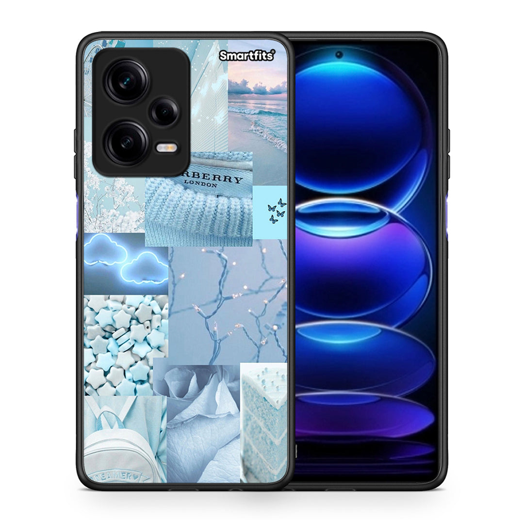 Θήκη Xiaomi Redmi Note 12 Pro 5G Ciel Aesthetic Collage από τη Smartfits με σχέδιο στο πίσω μέρος και μαύρο περίβλημα | Xiaomi Redmi Note 12 Pro 5G Ciel Aesthetic Collage Case with Colorful Back and Black Bezels