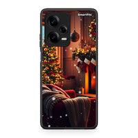 Thumbnail for Θήκη Xiaomi Redmi Note 12 Pro 5G Home For Christmas από τη Smartfits με σχέδιο στο πίσω μέρος και μαύρο περίβλημα | Xiaomi Redmi Note 12 Pro 5G Home For Christmas Case with Colorful Back and Black Bezels