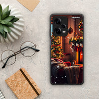 Thumbnail for Θήκη Xiaomi Redmi Note 12 Pro 5G Home For Christmas από τη Smartfits με σχέδιο στο πίσω μέρος και μαύρο περίβλημα | Xiaomi Redmi Note 12 Pro 5G Home For Christmas Case with Colorful Back and Black Bezels