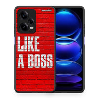 Thumbnail for Θήκη Xiaomi Redmi Note 12 Pro 5G Like A Boss από τη Smartfits με σχέδιο στο πίσω μέρος και μαύρο περίβλημα | Xiaomi Redmi Note 12 Pro 5G Like A Boss Case with Colorful Back and Black Bezels