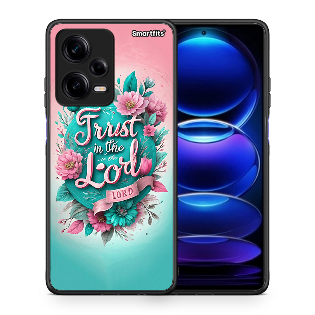 Θήκη Xiaomi Redmi Note 12 Pro 5G Lord Trust από τη Smartfits με σχέδιο στο πίσω μέρος και μαύρο περίβλημα | Xiaomi Redmi Note 12 Pro 5G Lord Trust Case with Colorful Back and Black Bezels