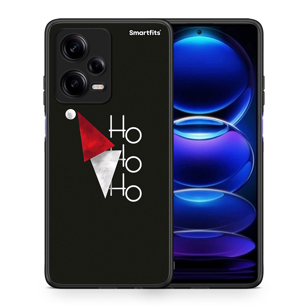 Θήκη Xiaomi Redmi Note 12 Pro 5G Minimal Christmas από τη Smartfits με σχέδιο στο πίσω μέρος και μαύρο περίβλημα | Xiaomi Redmi Note 12 Pro 5G Minimal Christmas Case with Colorful Back and Black Bezels