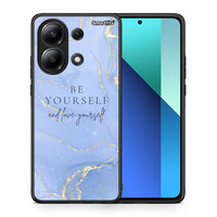 Thumbnail for Θήκη Xiaomi Redmi Note 13 4G Be Yourself από τη Smartfits με σχέδιο στο πίσω μέρος και μαύρο περίβλημα | Xiaomi Redmi Note 13 4G Be Yourself case with colorful back and black bezels