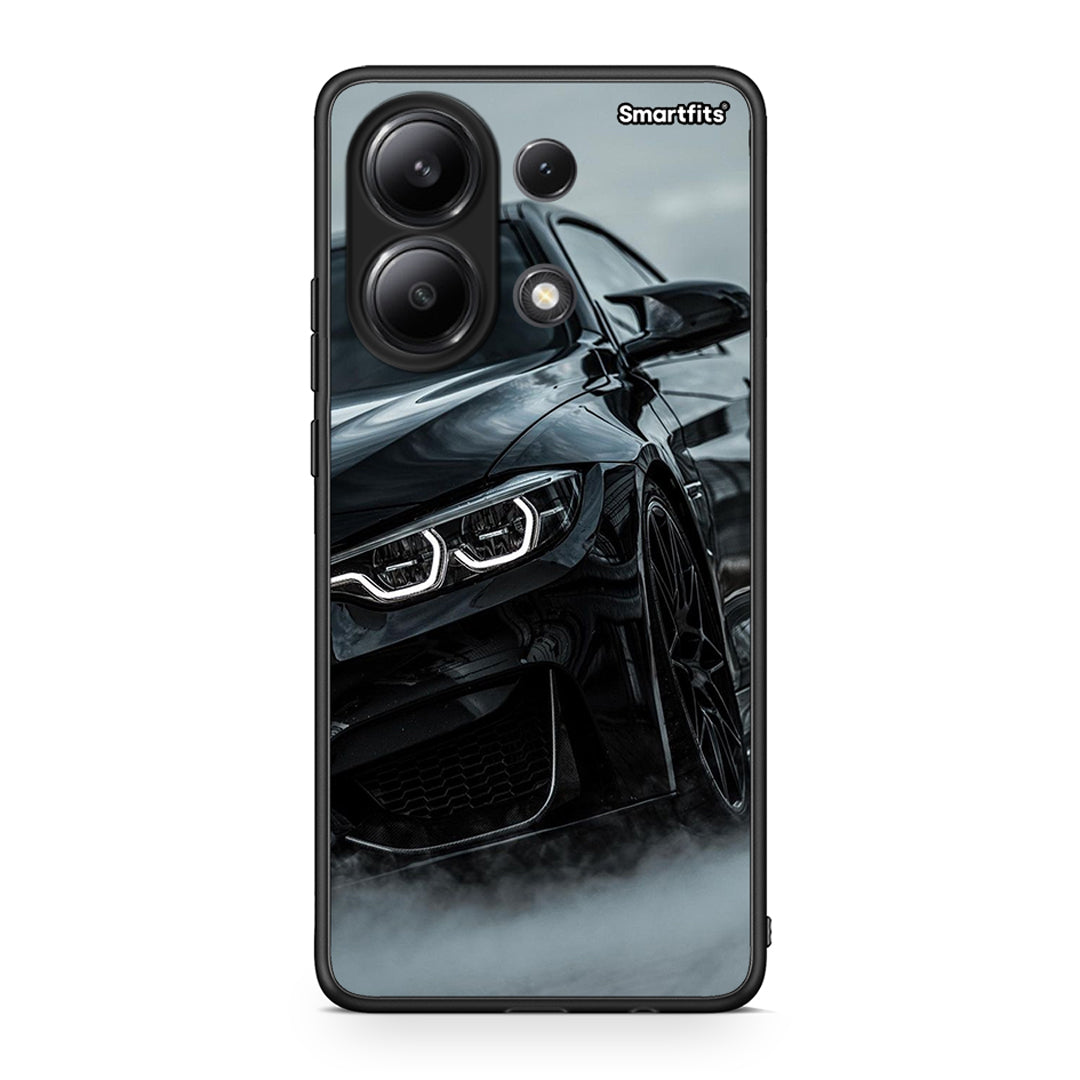 Xiaomi Redmi Note 13 4G Black BMW θήκη από τη Smartfits με σχέδιο στο πίσω μέρος και μαύρο περίβλημα | Smartphone case with colorful back and black bezels by Smartfits