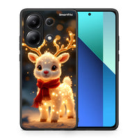 Thumbnail for Θήκη Xiaomi Redmi Note 13 4G Christmas Cutie από τη Smartfits με σχέδιο στο πίσω μέρος και μαύρο περίβλημα | Xiaomi Redmi Note 13 4G Christmas Cutie case with colorful back and black bezels