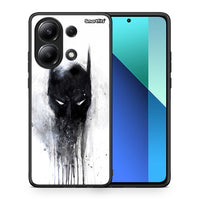 Thumbnail for Θήκη Xiaomi Redmi Note 13 4G Paint Bat Hero από τη Smartfits με σχέδιο στο πίσω μέρος και μαύρο περίβλημα | Xiaomi Redmi Note 13 4G Paint Bat Hero case with colorful back and black bezels