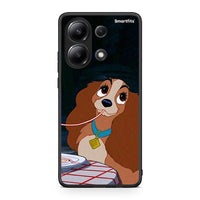 Thumbnail for Xiaomi Redmi Note 13 4G Lady And Tramp 2 Θήκη Αγίου Βαλεντίνου από τη Smartfits με σχέδιο στο πίσω μέρος και μαύρο περίβλημα | Smartphone case with colorful back and black bezels by Smartfits