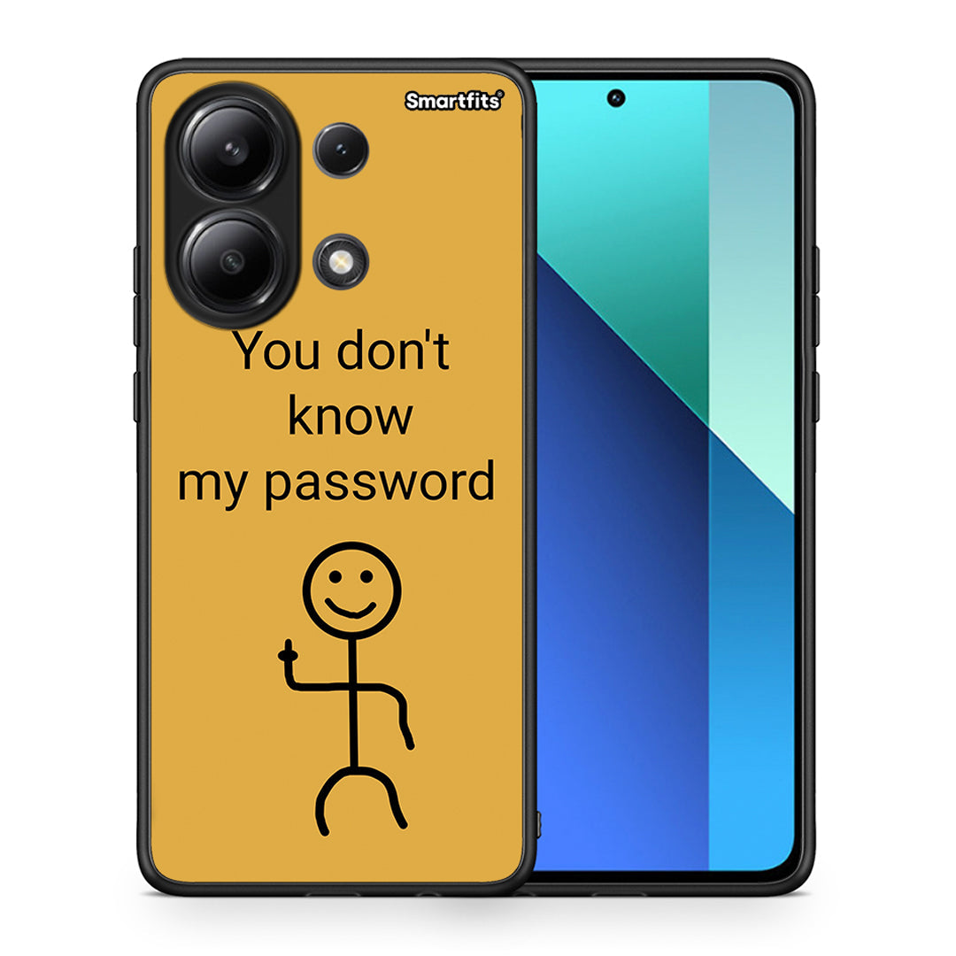 My Password - Xiaomi Redmi Note 13 4G θήκη