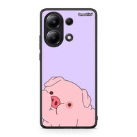 Thumbnail for Xiaomi Redmi Note 13 4G Pig Love 2 Θήκη Αγίου Βαλεντίνου από τη Smartfits με σχέδιο στο πίσω μέρος και μαύρο περίβλημα | Smartphone case with colorful back and black bezels by Smartfits