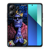 Thumbnail for Θήκη Xiaomi Redmi Note 13 4G Thanos PopArt από τη Smartfits με σχέδιο στο πίσω μέρος και μαύρο περίβλημα | Xiaomi Redmi Note 13 4G Thanos PopArt case with colorful back and black bezels