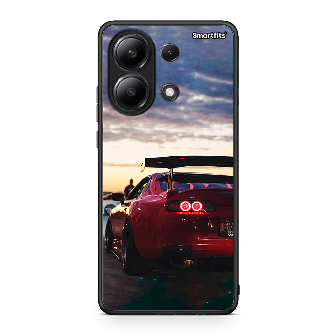 Xiaomi Redmi Note 13 4G Racing Supra θήκη από τη Smartfits με σχέδιο στο πίσω μέρος και μαύρο περίβλημα | Smartphone case with colorful back and black bezels by Smartfits