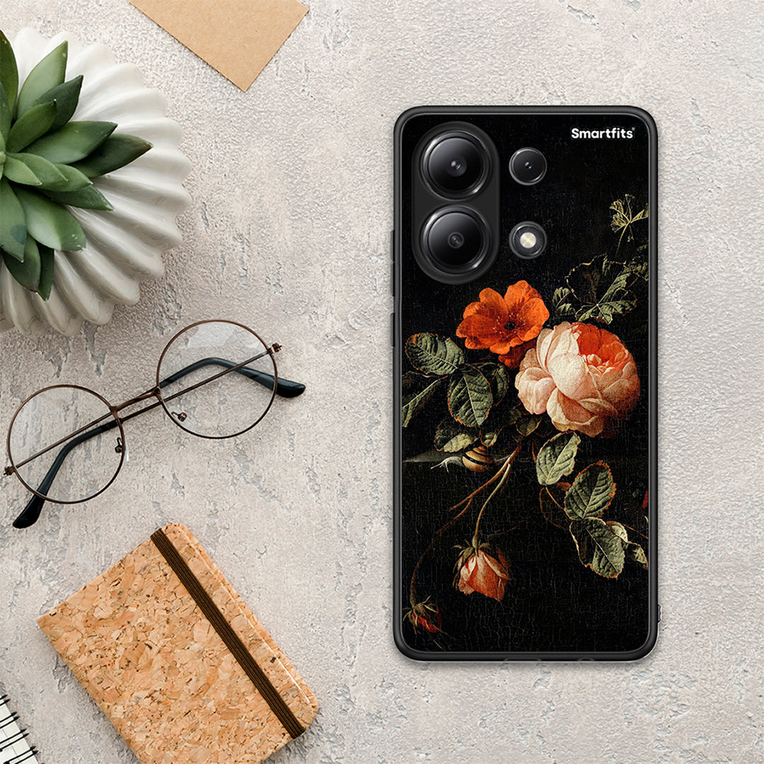 Vintage Roses - Xiaomi Redmi Note 13 4G θήκη