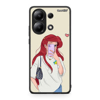 Thumbnail for Xiaomi Redmi Note 13 4G Walking Mermaid Θήκη από τη Smartfits με σχέδιο στο πίσω μέρος και μαύρο περίβλημα | Smartphone case with colorful back and black bezels by Smartfits