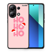 Thumbnail for Θήκη Xiaomi Redmi Note 13 4G Xmas Ho Ho Ho από τη Smartfits με σχέδιο στο πίσω μέρος και μαύρο περίβλημα | Xiaomi Redmi Note 13 4G Xmas Ho Ho Ho case with colorful back and black bezels