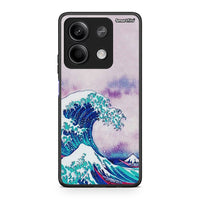 Thumbnail for Xiaomi Redmi Note 13 5G Blue Waves θήκη από τη Smartfits με σχέδιο στο πίσω μέρος και μαύρο περίβλημα | Smartphone case with colorful back and black bezels by Smartfits