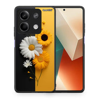 Thumbnail for Θήκη Xiaomi Redmi Note 13 5G Yellow Daisies από τη Smartfits με σχέδιο στο πίσω μέρος και μαύρο περίβλημα | Xiaomi Redmi Note 13 5G Yellow Daisies case with colorful back and black bezels