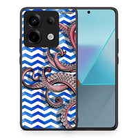 Thumbnail for Θήκη Xiaomi Redmi Note 13 Pro 5G Chevron Devilfish από τη Smartfits με σχέδιο στο πίσω μέρος και μαύρο περίβλημα | Xiaomi Redmi Note 13 Pro 5G Chevron Devilfish case with colorful back and black bezels