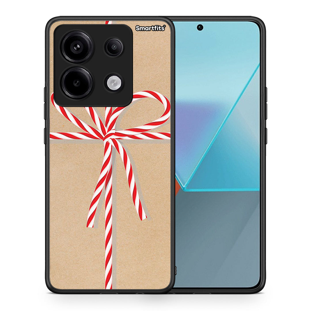 Θήκη Xiaomi Redmi Note 13 Pro 5G Christmas Gift από τη Smartfits με σχέδιο στο πίσω μέρος και μαύρο περίβλημα | Xiaomi Redmi Note 13 Pro 5G Christmas Gift case with colorful back and black bezels