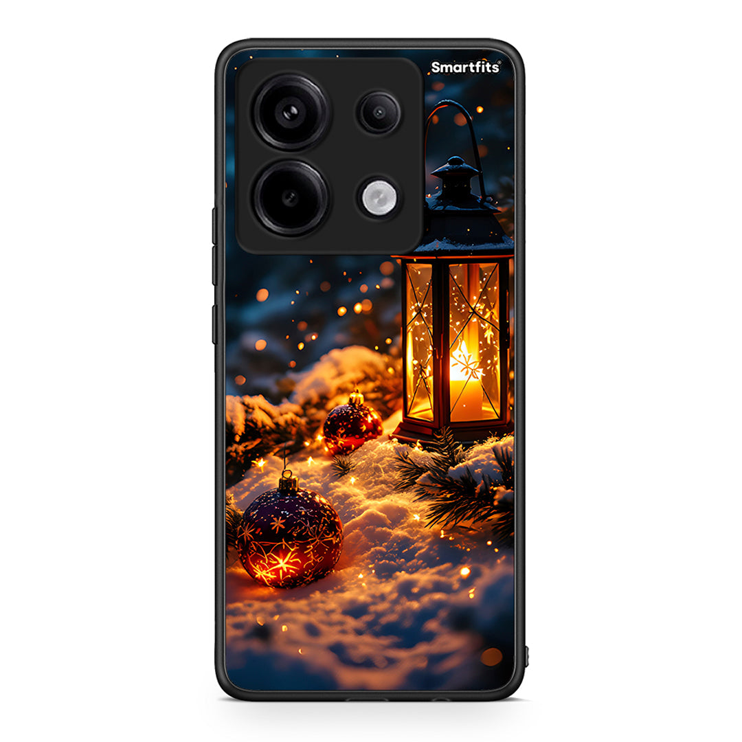 Xiaomi Redmi Note 13 Pro 5G Christmas Ornaments θήκη από τη Smartfits με σχέδιο στο πίσω μέρος και μαύρο περίβλημα | Smartphone case with colorful back and black bezels by Smartfits