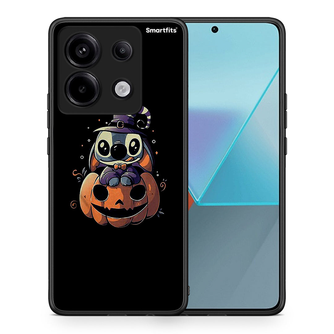 Θήκη Xiaomi Redmi Note 13 Pro 5G Halloween Stitch από τη Smartfits με σχέδιο στο πίσω μέρος και μαύρο περίβλημα | Xiaomi Redmi Note 13 Pro 5G Halloween Stitch case with colorful back and black bezels