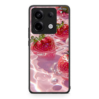 Thumbnail for Xiaomi Redmi Note 13 Pro 5G Juicy Strawberries θήκη από τη Smartfits με σχέδιο στο πίσω μέρος και μαύρο περίβλημα | Smartphone case with colorful back and black bezels by Smartfits