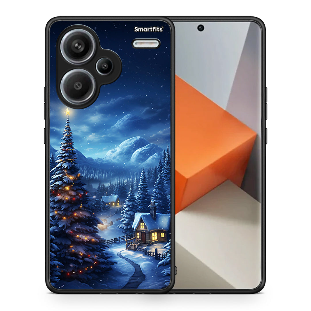 Θήκη Xiaomi Redmi Note 13 Pro Plus 5G Christmas Scenery από τη Smartfits με σχέδιο στο πίσω μέρος και μαύρο περίβλημα | Xiaomi Redmi Note 13 Pro Plus 5G Christmas Scenery case with colorful back and black bezels