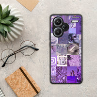 Thumbnail for Purple Aesthetic Collage - Xiaomi Redmi Note 13 Pro Plus 5G θήκη