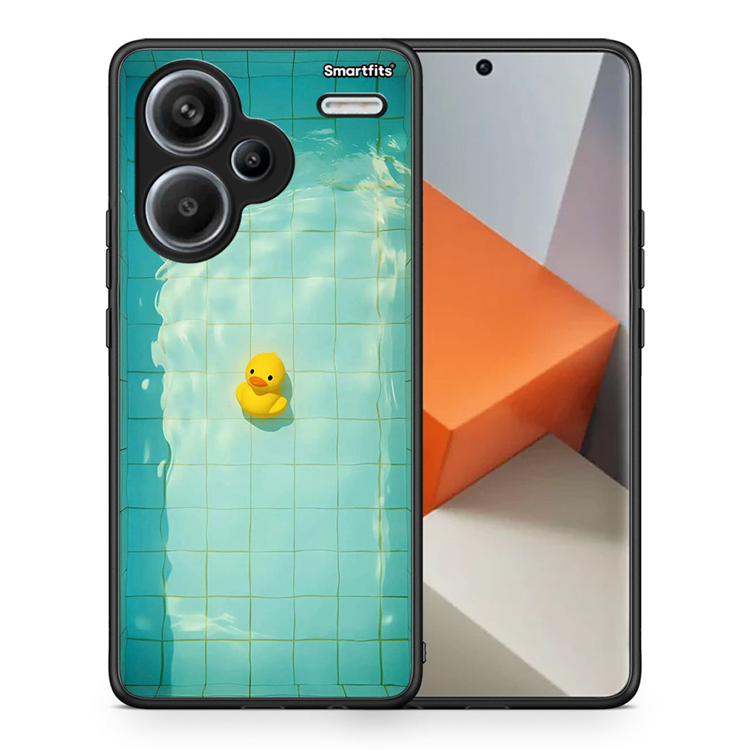 Θήκη Xiaomi Redmi Note 13 Pro Plus 5G Yellow Duck από τη Smartfits με σχέδιο στο πίσω μέρος και μαύρο περίβλημα | Xiaomi Redmi Note 13 Pro Plus 5G Yellow Duck case with colorful back and black bezels