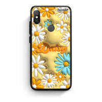 Thumbnail for Xiaomi Redmi Note 5 Bubble Daisies θήκη από τη Smartfits με σχέδιο στο πίσω μέρος και μαύρο περίβλημα | Smartphone case with colorful back and black bezels by Smartfits