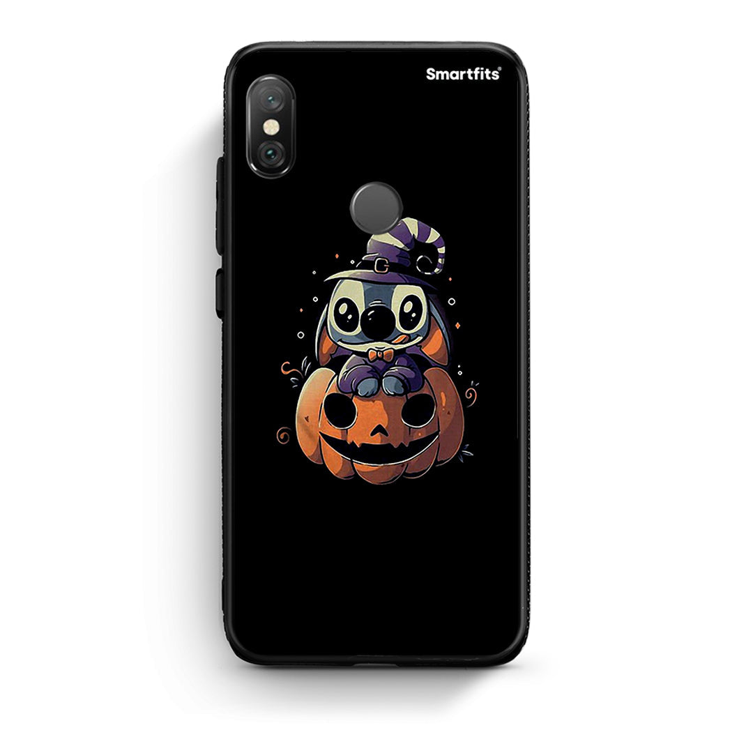 Xiaomi Redmi Note 5 Halloween Stitch θήκη από τη Smartfits με σχέδιο στο πίσω μέρος και μαύρο περίβλημα | Smartphone case with colorful back and black bezels by Smartfits