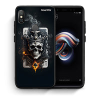 Thumbnail for Θήκη Xiaomi Redmi Note 5 Skull King Ace από τη Smartfits με σχέδιο στο πίσω μέρος και μαύρο περίβλημα | Xiaomi Redmi Note 5 Skull King Ace case with colorful back and black bezels