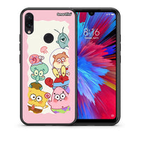 Thumbnail for Θήκη Xiaomi Redmi Note 7 Cute Companion από τη Smartfits με σχέδιο στο πίσω μέρος και μαύρο περίβλημα | Xiaomi Redmi Note 7 Cute Companion case with colorful back and black bezels