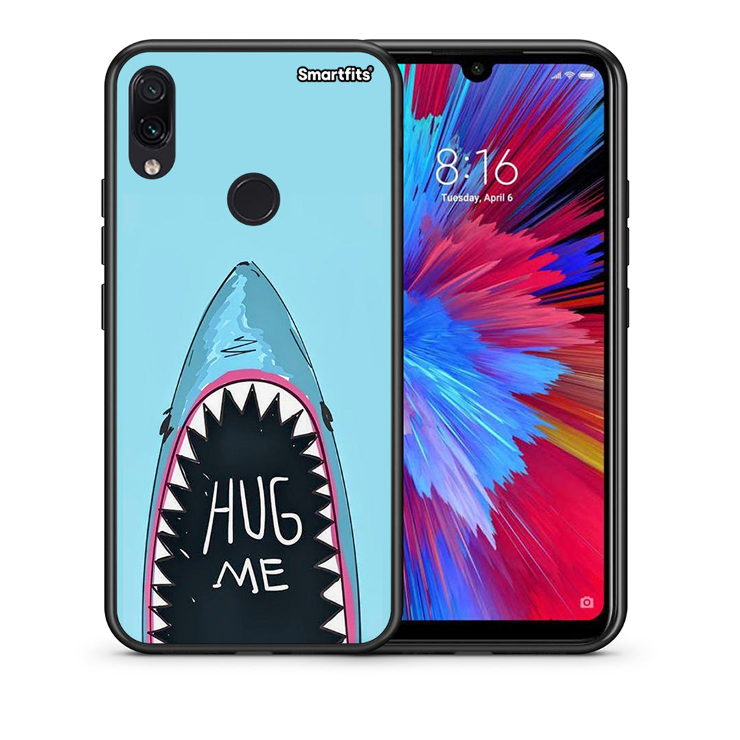 Θήκη Xiaomi Redmi Note 7 Hug Me από τη Smartfits με σχέδιο στο πίσω μέρος και μαύρο περίβλημα | Xiaomi Redmi Note 7 Hug Me case with colorful back and black bezels