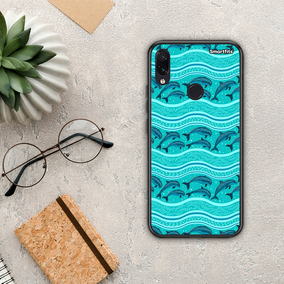 Swimming Dolphins - Xiaomi Redmi Note 7 case