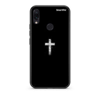 Thumbnail for Xiaomi Redmi Note 7 White Cross θήκη από τη Smartfits με σχέδιο στο πίσω μέρος και μαύρο περίβλημα | Smartphone case with colorful back and black bezels by Smartfits