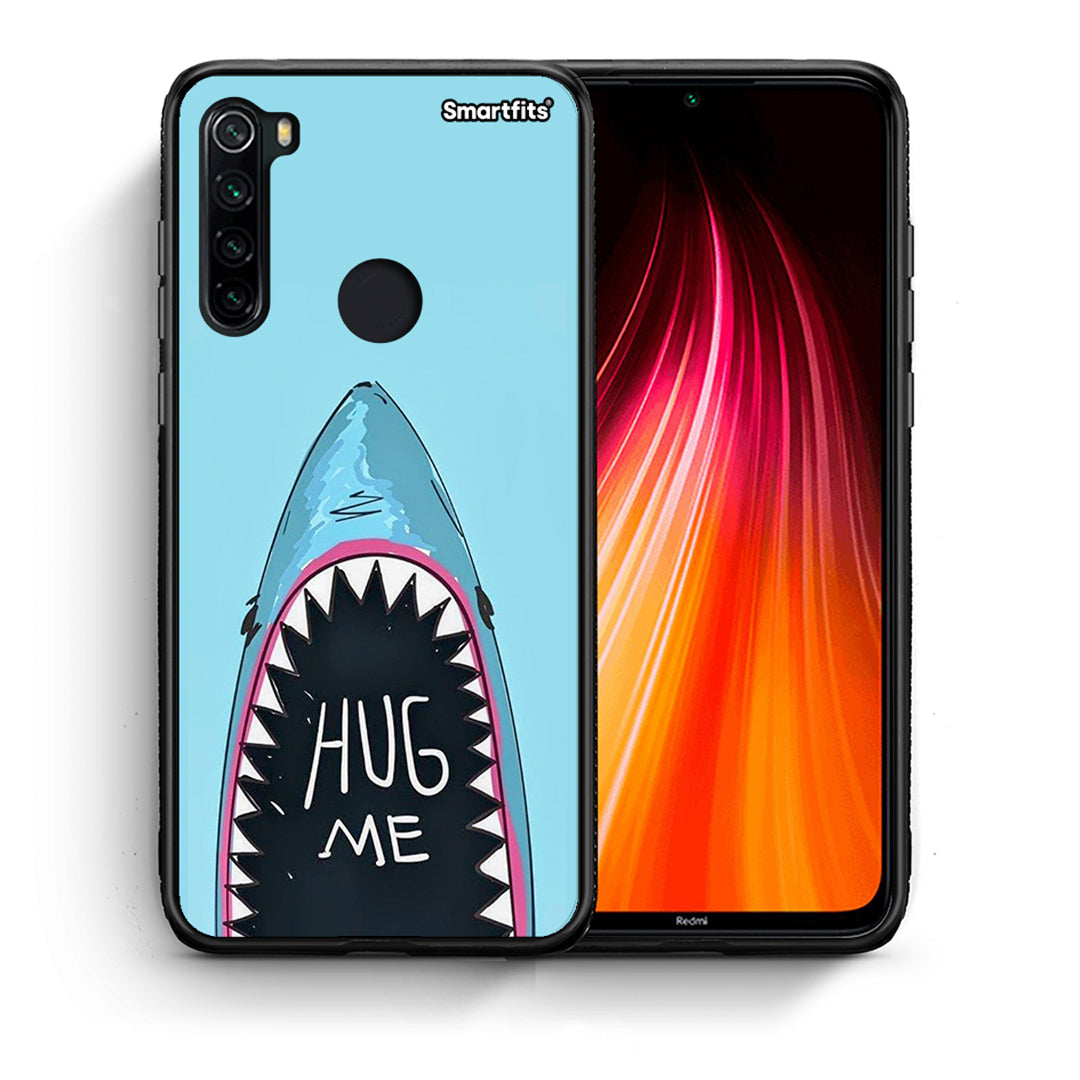 Θήκη Xiaomi Redmi Note 8 Hug Me από τη Smartfits με σχέδιο στο πίσω μέρος και μαύρο περίβλημα | Xiaomi Redmi Note 8 Hug Me case with colorful back and black bezels