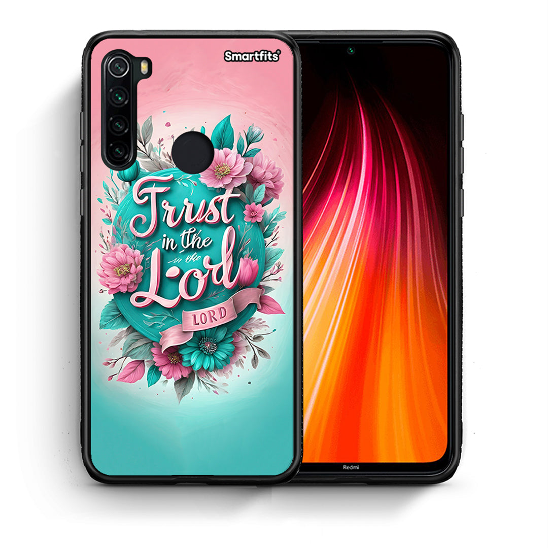 Θήκη Xiaomi Redmi Note 8 Lord Trust από τη Smartfits με σχέδιο στο πίσω μέρος και μαύρο περίβλημα | Xiaomi Redmi Note 8 Lord Trust case with colorful back and black bezels