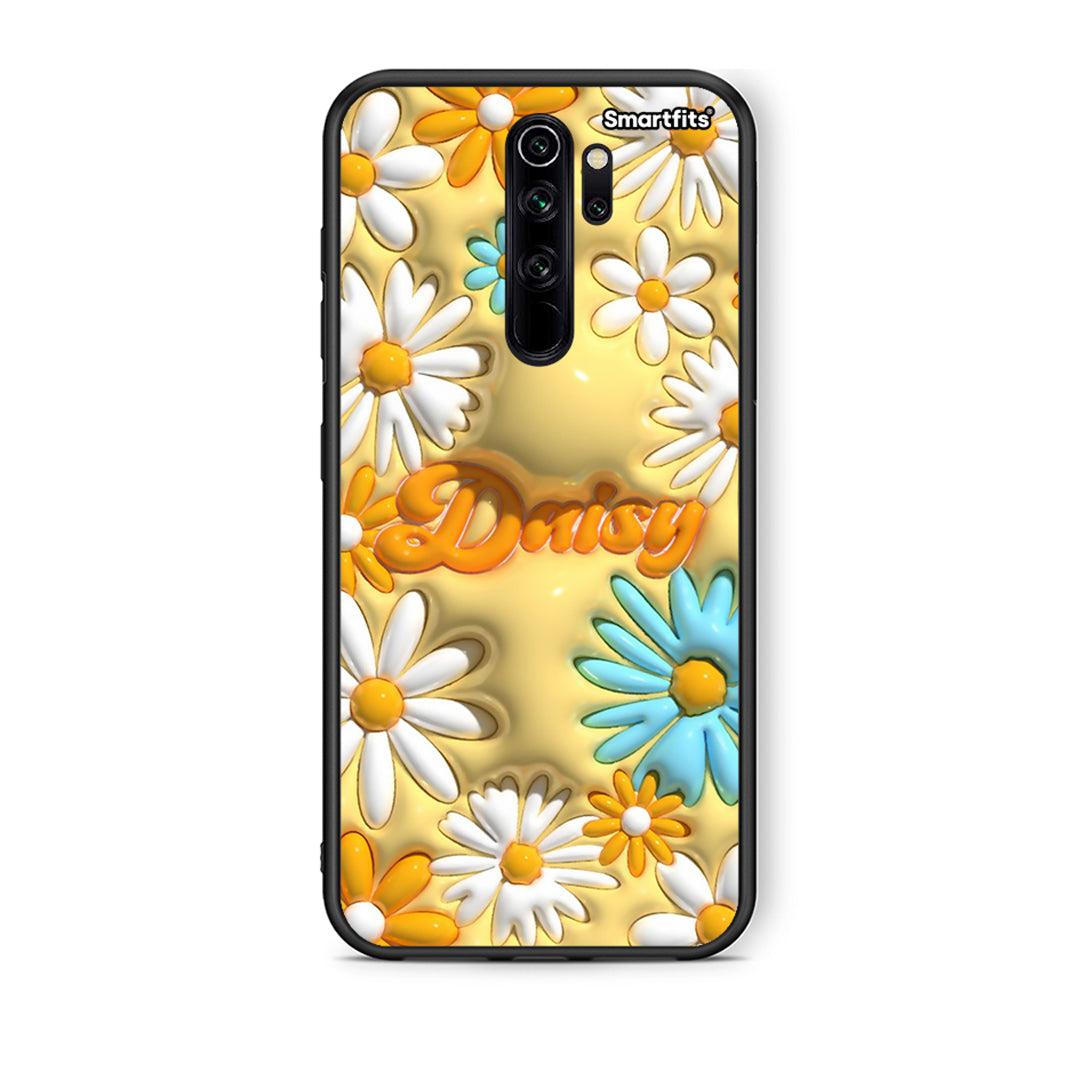 Xiaomi Redmi Note 8 Pro Bubble Daisies θήκη από τη Smartfits με σχέδιο στο πίσω μέρος και μαύρο περίβλημα | Smartphone case with colorful back and black bezels by Smartfits