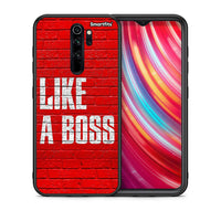 Thumbnail for Θήκη Xiaomi Redmi Note 8 Pro Like A Boss από τη Smartfits με σχέδιο στο πίσω μέρος και μαύρο περίβλημα | Xiaomi Redmi Note 8 Pro Like A Boss case with colorful back and black bezels