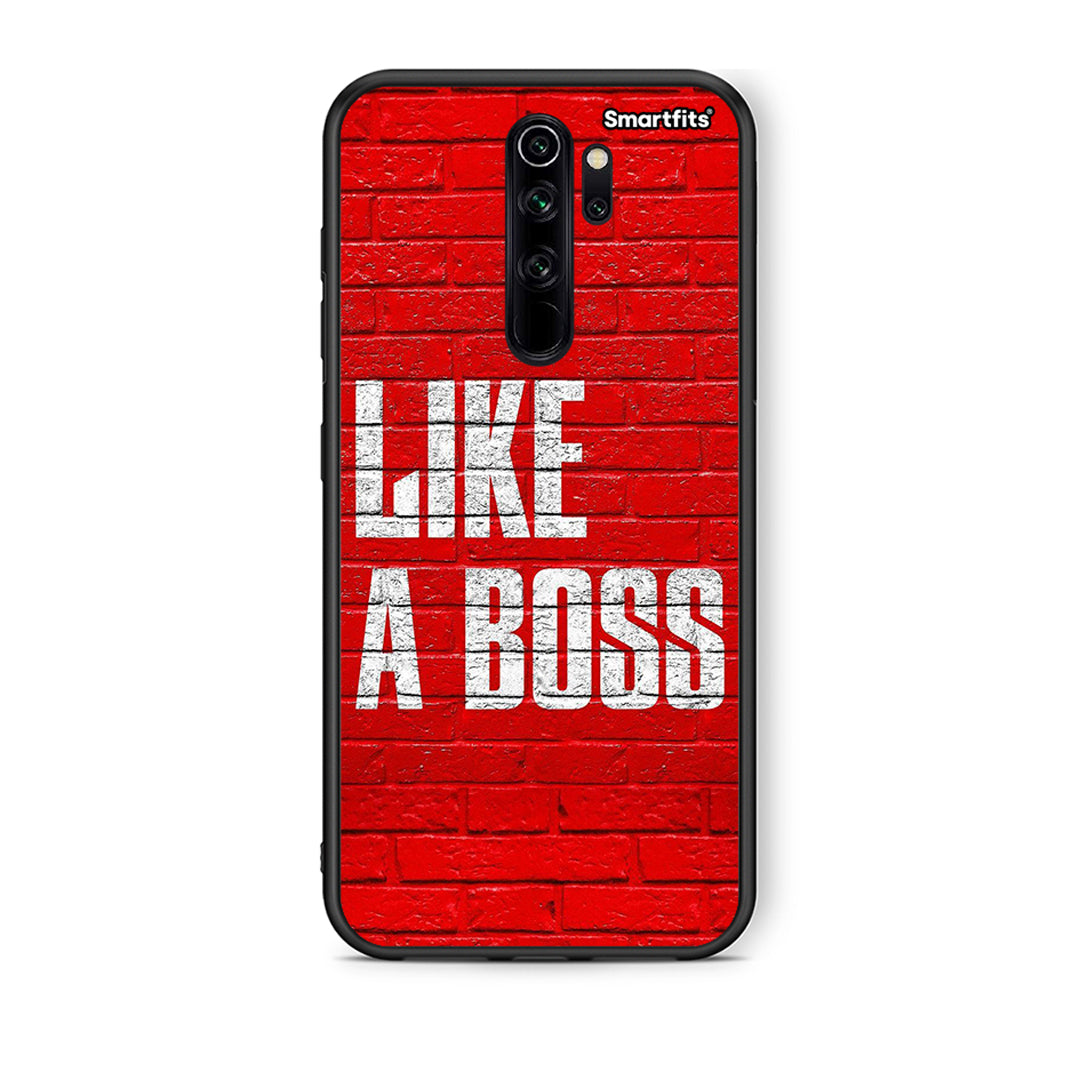 Xiaomi Redmi Note 8 Pro Like A Boss θήκη από τη Smartfits με σχέδιο στο πίσω μέρος και μαύρο περίβλημα | Smartphone case with colorful back and black bezels by Smartfits