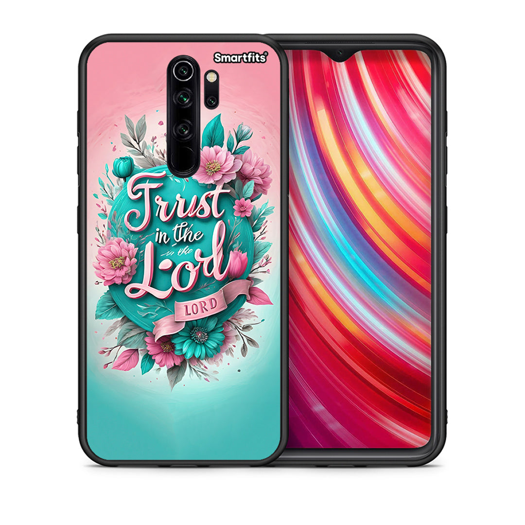 Θήκη Xiaomi Redmi Note 8 Pro Lord Trust από τη Smartfits με σχέδιο στο πίσω μέρος και μαύρο περίβλημα | Xiaomi Redmi Note 8 Pro Lord Trust case with colorful back and black bezels