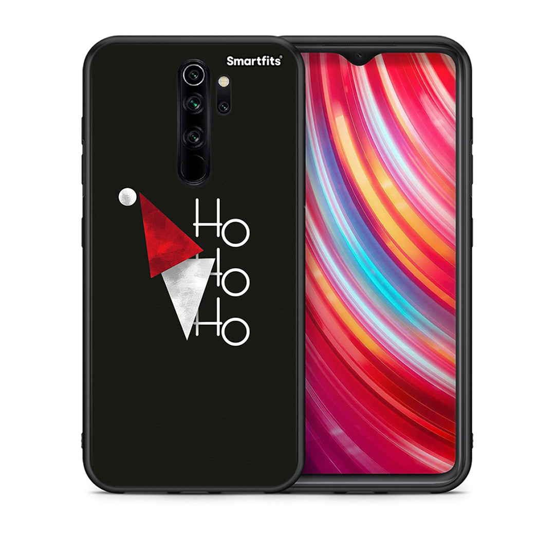 Θήκη Xiaomi Redmi Note 8 Pro Minimal Christmas από τη Smartfits με σχέδιο στο πίσω μέρος και μαύρο περίβλημα | Xiaomi Redmi Note 8 Pro Minimal Christmas case with colorful back and black bezels