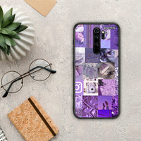 Thumbnail for Purple Aesthetic Collage - Xiaomi Redmi Note 8 Pro θήκη