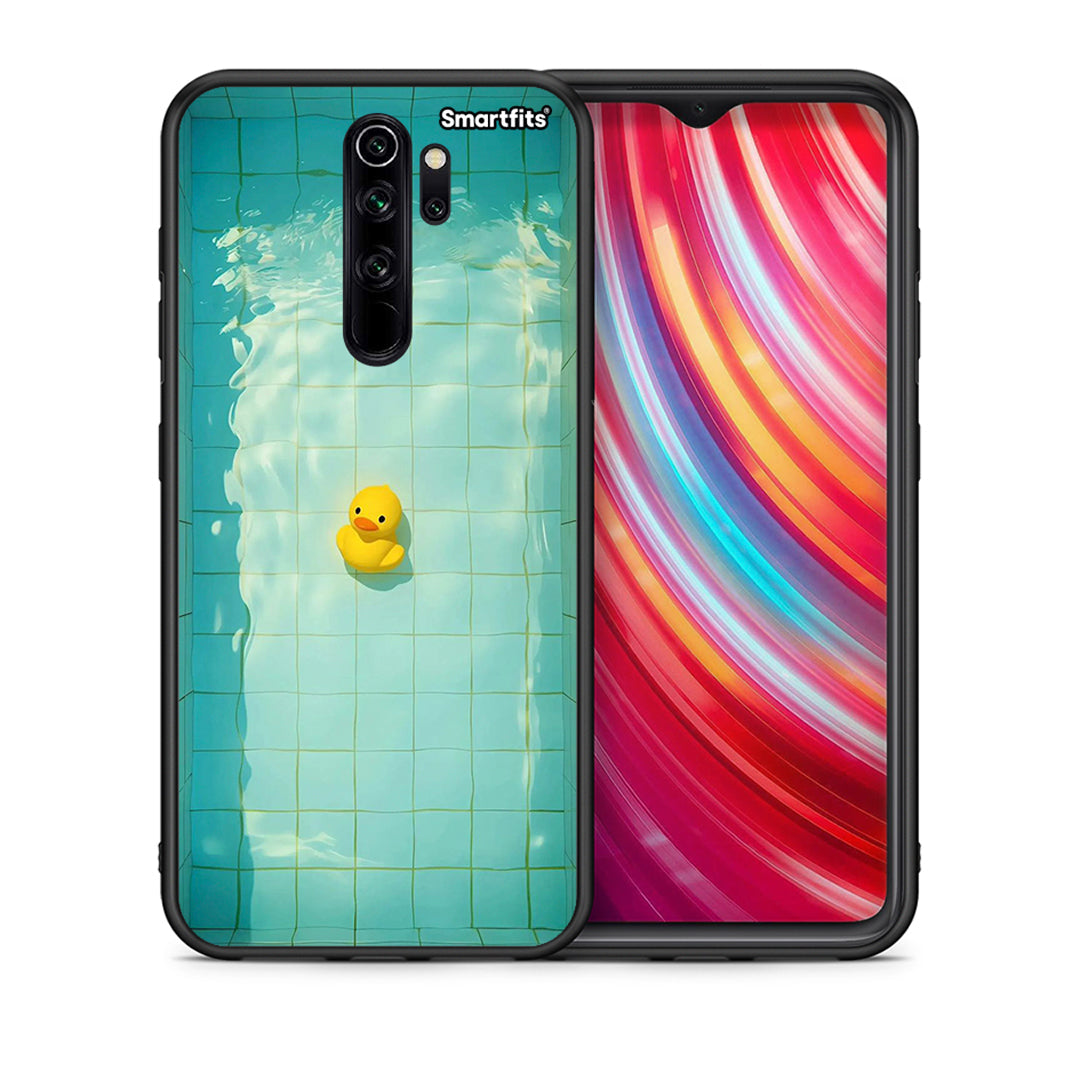 Θήκη Xiaomi Redmi Note 8 Pro Yellow Duck από τη Smartfits με σχέδιο στο πίσω μέρος και μαύρο περίβλημα | Xiaomi Redmi Note 8 Pro Yellow Duck case with colorful back and black bezels