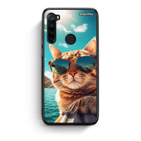 Thumbnail for Xiaomi Redmi Note 8 Summer Cat θήκη από τη Smartfits με σχέδιο στο πίσω μέρος και μαύρο περίβλημα | Smartphone case with colorful back and black bezels by Smartfits