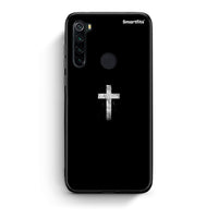 Thumbnail for Xiaomi Redmi Note 8 White Cross θήκη από τη Smartfits με σχέδιο στο πίσω μέρος και μαύρο περίβλημα | Smartphone case with colorful back and black bezels by Smartfits